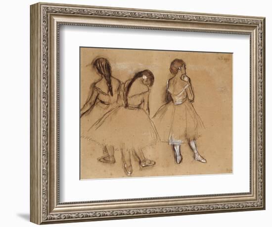 Three Dancers-Edgar Degas-Framed Giclee Print