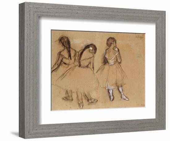 Three Dancers-Edgar Degas-Framed Giclee Print