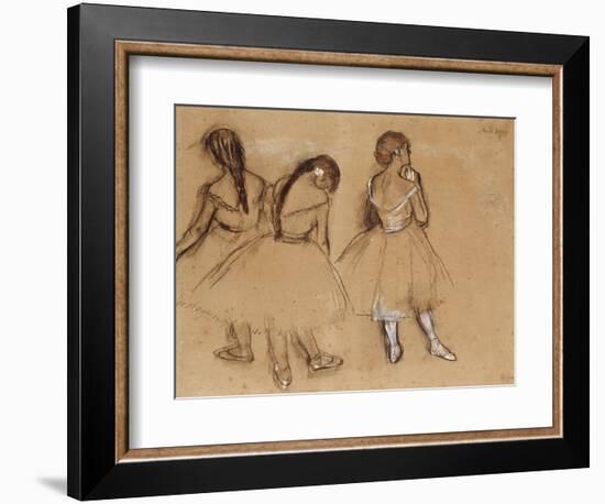 Three Dancers-Edgar Degas-Framed Giclee Print