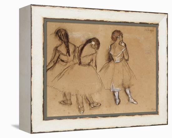 Three Dancers-Edgar Degas-Framed Premier Image Canvas