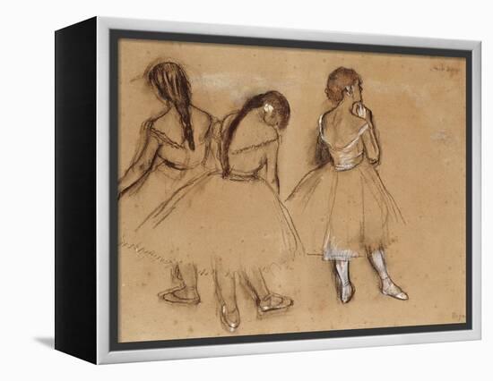 Three Dancers-Edgar Degas-Framed Premier Image Canvas