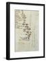 Three Different Lists of Foods Described with Ideograms, 1518-Michelangelo Buonarroti-Framed Giclee Print