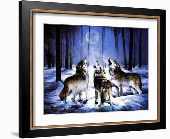 Three Dog Night-Spencer Williams-Framed Giclee Print