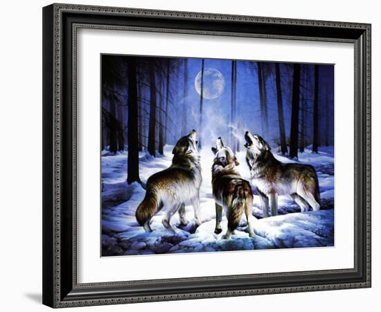 Three Dog Night-Spencer Williams-Framed Giclee Print