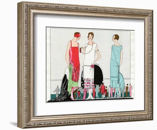 Three Dresses by Beer, Premet and Martial Et Armand-null-Framed Photographic Print