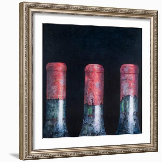 Three Dusty Clarets, 2012-Lincoln Seligman-Framed Giclee Print