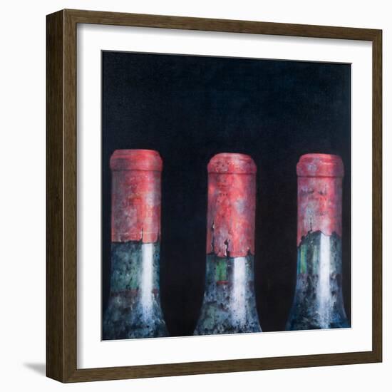 Three Dusty Clarets, 2012-Lincoln Seligman-Framed Giclee Print