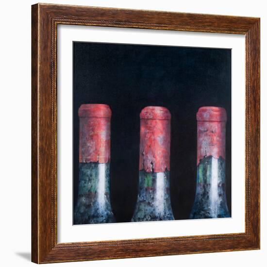 Three Dusty Clarets, 2012-Lincoln Seligman-Framed Giclee Print