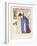 Three Empire Line Dresses from 'Les Robes De Paul Poiret' Pub. 1908 (Pochoir Print)-Paul Iribe-Framed Giclee Print