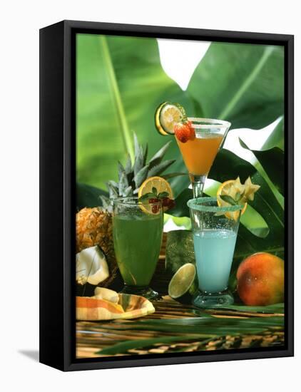 Three Exotic Cocktails-Jean-paul Boyer-Framed Premier Image Canvas