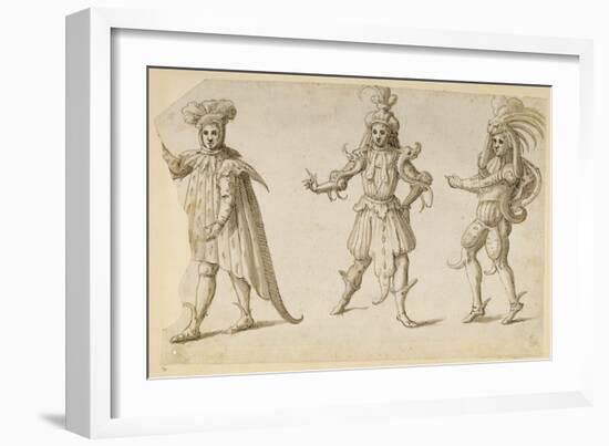 Three Fays, C.1611-Inigo Jones-Framed Giclee Print