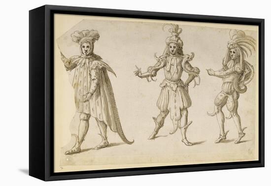 Three Fays, C.1611-Inigo Jones-Framed Premier Image Canvas