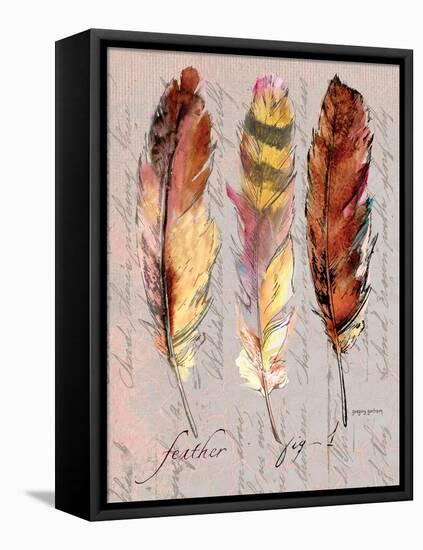 Three Feathers I-Gregory Gorham-Framed Stretched Canvas