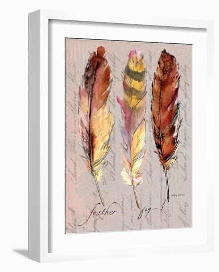 Three Feathers I-Gregory Gorham-Framed Art Print