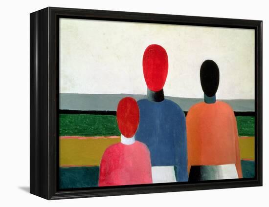 Three Female Figures, 1928-32-Kasimir Malevich-Framed Premier Image Canvas