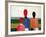 Three Female Figures, 1928-32-Kasimir Malevich-Framed Giclee Print