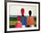 Three Female Figures, 1928-32-Kasimir Malevich-Framed Giclee Print