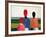 Three Female Figures, 1928-32-Kasimir Malevich-Framed Giclee Print