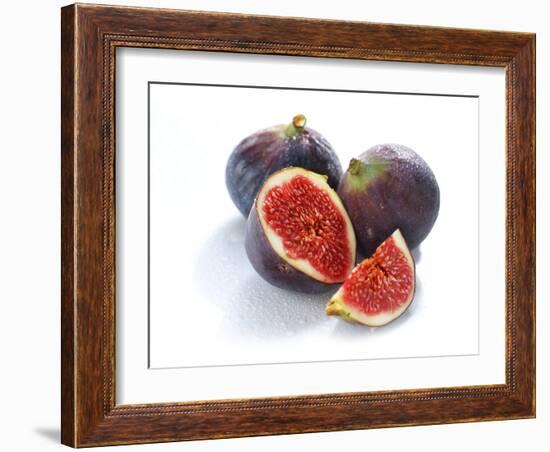 Three Figs, One Cut Open-Kröger and Gross-Framed Photographic Print