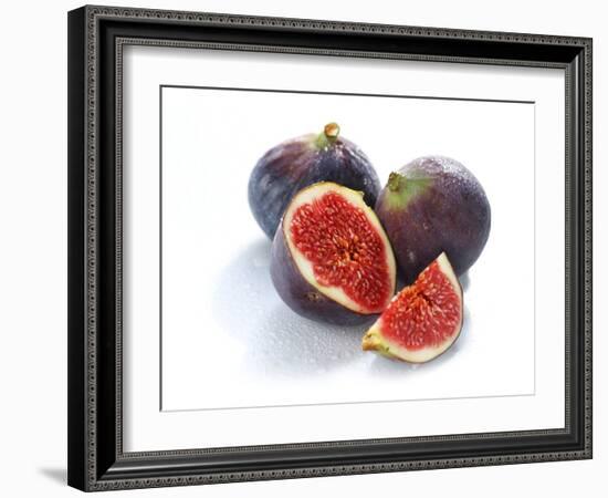 Three Figs, One Cut Open-Kröger and Gross-Framed Photographic Print