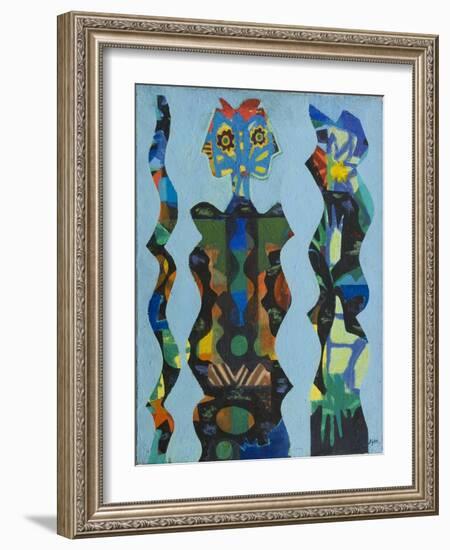 Three Figures, 1965-Eileen Agar-Framed Giclee Print