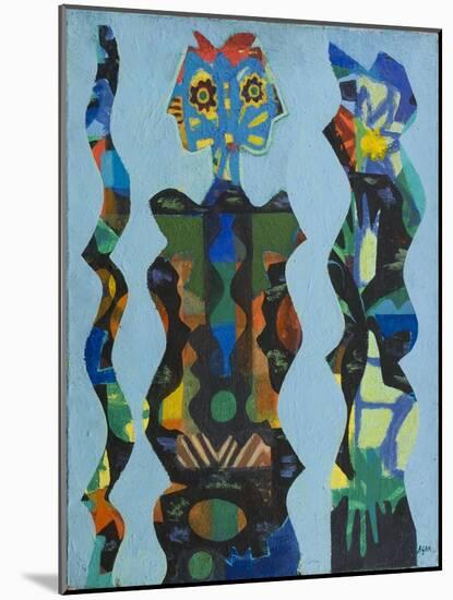 Three Figures, 1965-Eileen Agar-Mounted Giclee Print