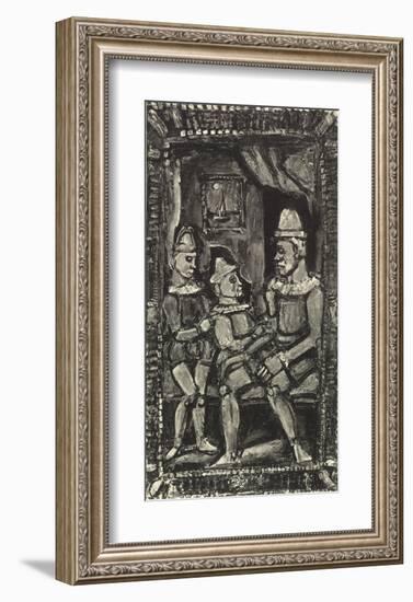 Three Figures-Georges Rouault-Framed Art Print