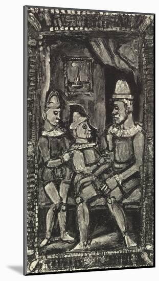 Three Figures-Georges Rouault-Mounted Art Print
