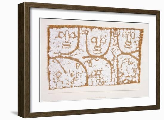 Three Figures-Paul Klee-Framed Giclee Print
