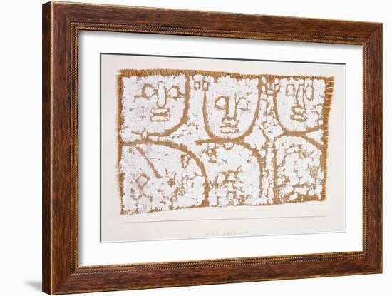 Three Figures-Paul Klee-Framed Giclee Print