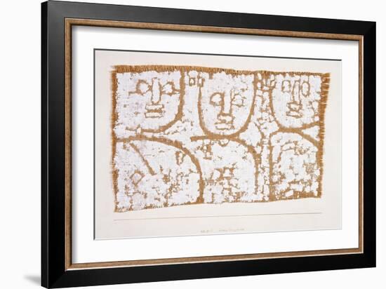 Three Figures-Paul Klee-Framed Giclee Print