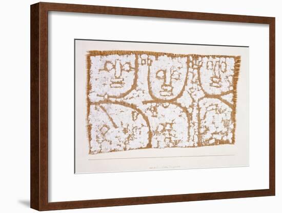 Three Figures-Paul Klee-Framed Giclee Print