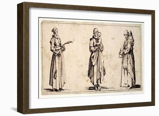 Three Figures-Israel Henriet-Framed Giclee Print