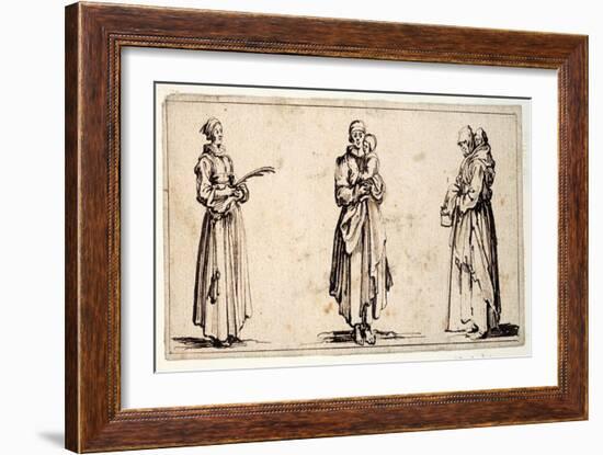 Three Figures-Israel Henriet-Framed Giclee Print