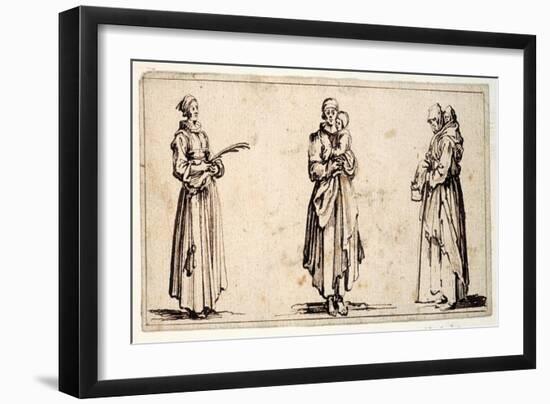 Three Figures-Israel Henriet-Framed Giclee Print