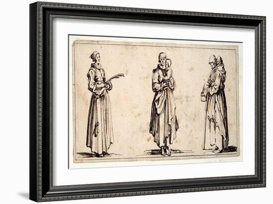 Three Figures-Israel Henriet-Framed Giclee Print