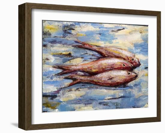 Three Fish-Tilly Willis-Framed Giclee Print