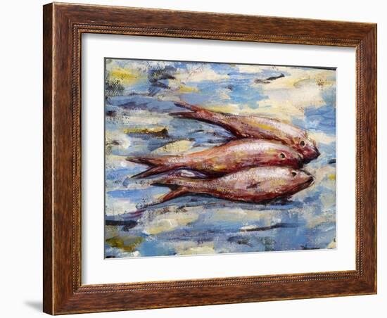 Three Fish-Tilly Willis-Framed Giclee Print