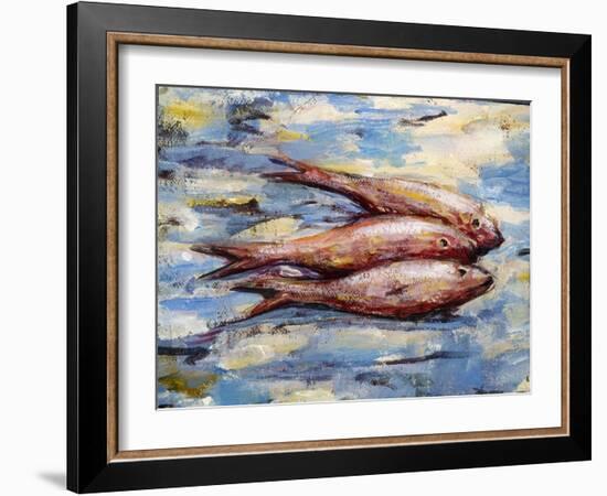 Three Fish-Tilly Willis-Framed Giclee Print