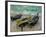 Three Fishing Boats, 1886-Claude Monet-Framed Giclee Print