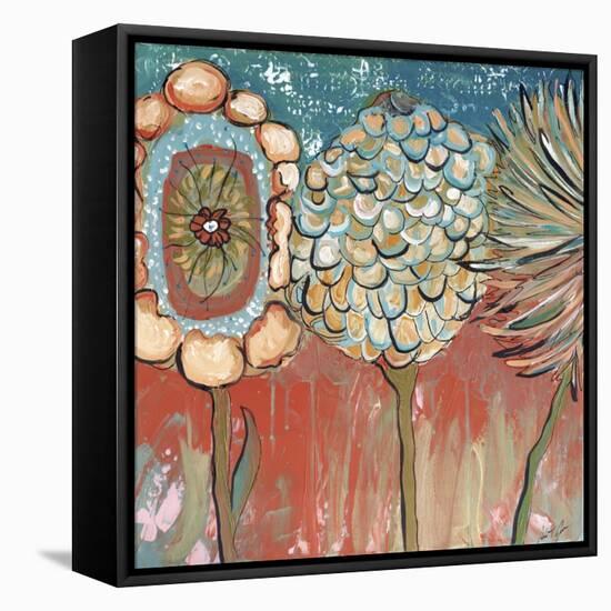 Three Flowers-Ann Tygett Jones Studio-Framed Premier Image Canvas