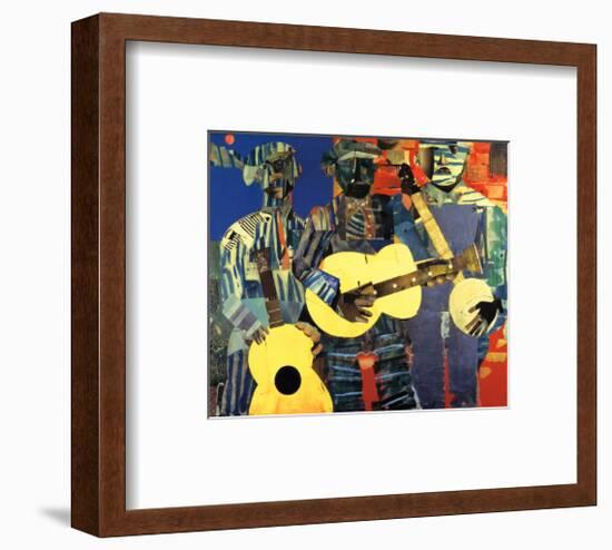 Three Folk Musicians, 1967-Romare Bearden-Framed Art Print