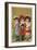 Three French Girls with Dolls-null-Framed Art Print