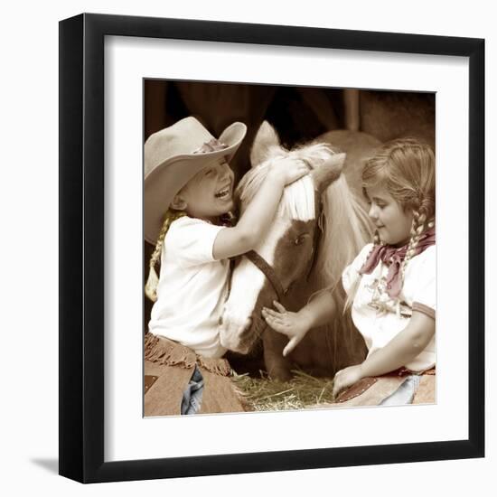 Three Friends-Betsy Cameron-Framed Art Print