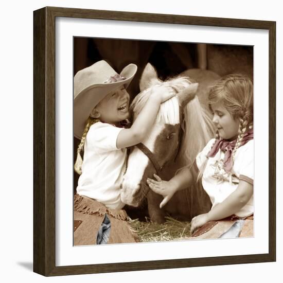 Three Friends-Betsy Cameron-Framed Art Print