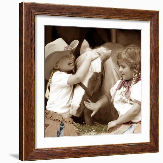 Three Friends-Betsy Cameron-Framed Art Print