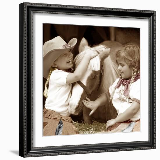 Three Friends-Betsy Cameron-Framed Art Print