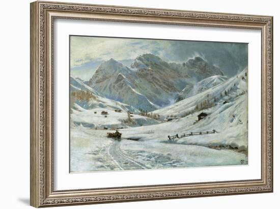 Three Giants, Davos-Harry Goodwin-Framed Giclee Print