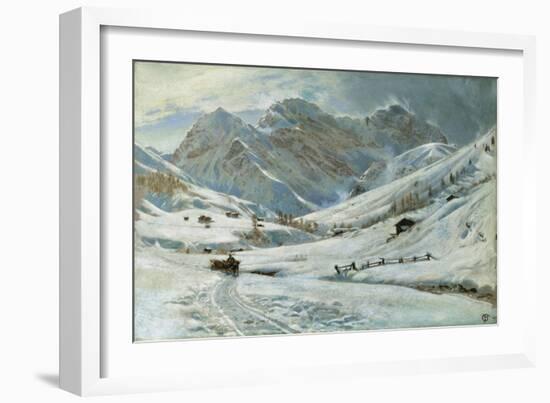 Three Giants, Davos-Harry Goodwin-Framed Giclee Print