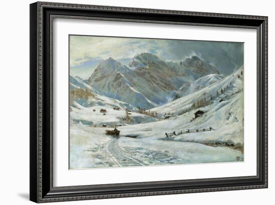 Three Giants, Davos-Harry Goodwin-Framed Giclee Print